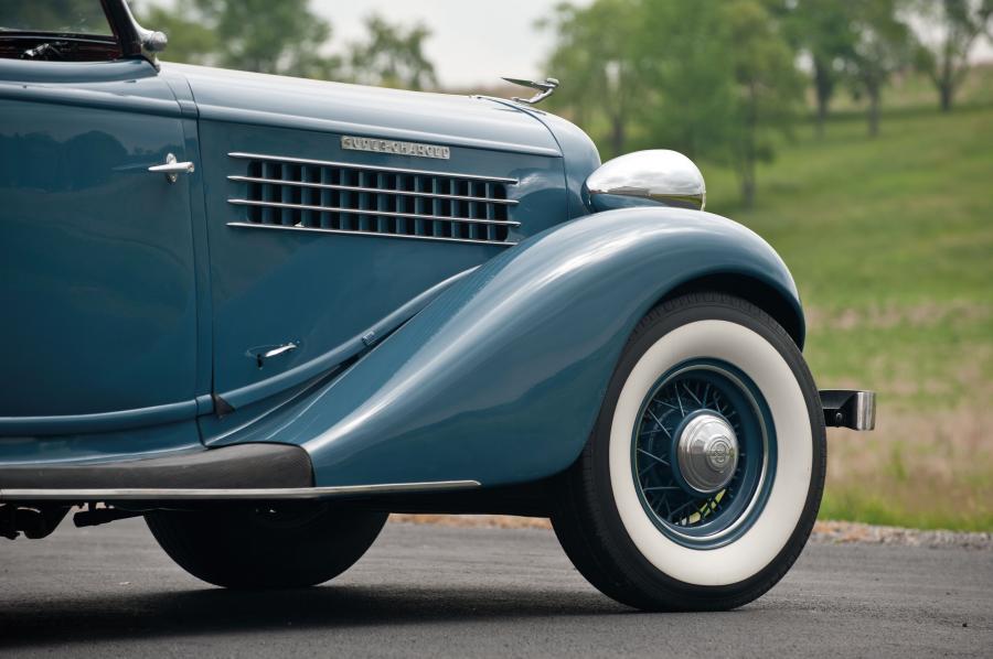 Детали экстерьера Auburn 852 SC Convertible Coupe 1936 года  (фото 17 из 50)